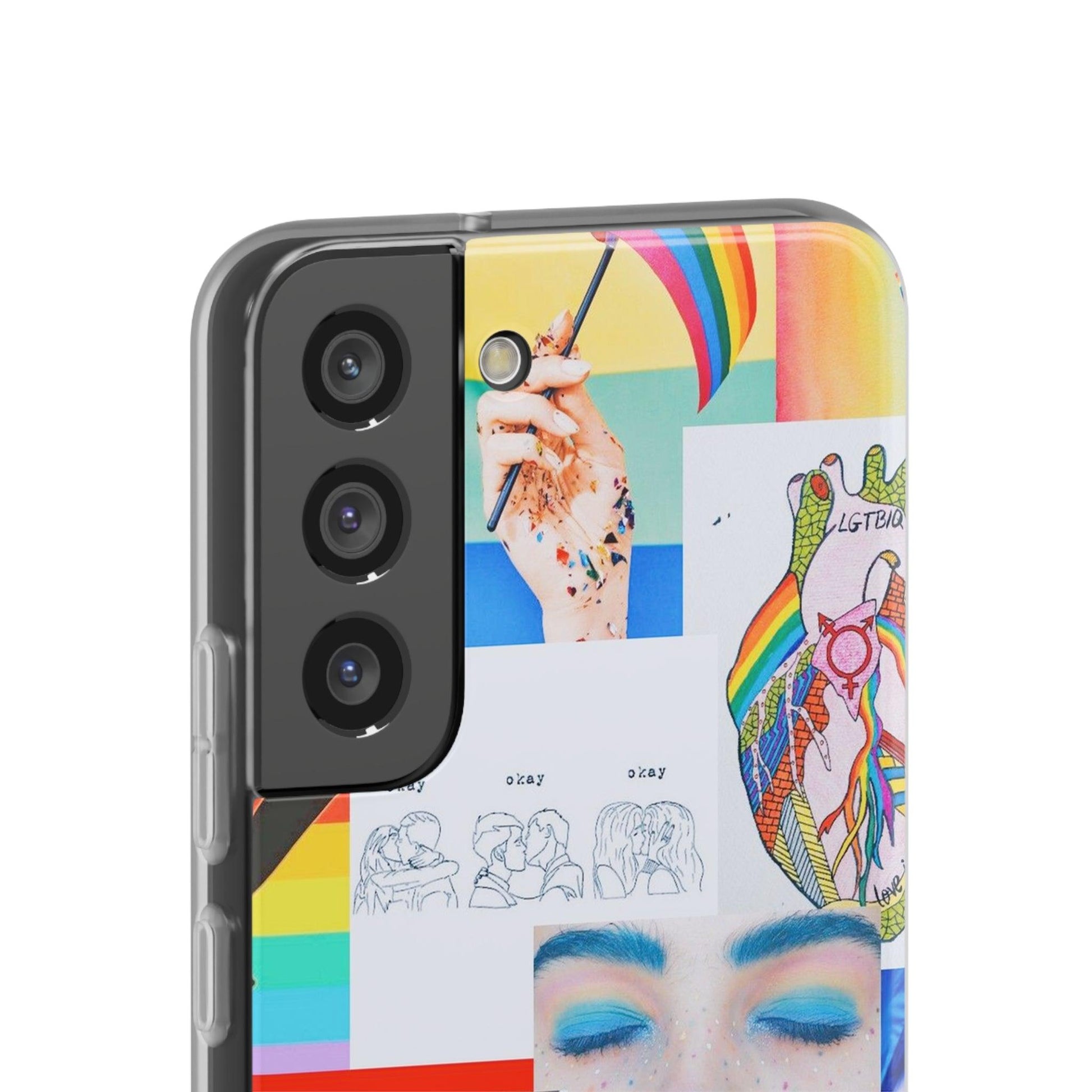 LGBTQWorldwide - ,,SEI FREI" Flexible Handyhülle Accessories, Case, iPhone, iPhone Cases, Phone accessory, Phone Cases, Samsung Cases, silikon, Valentine's Day promotion lgbtq Bekleidung Accessoires unisex Zubehör