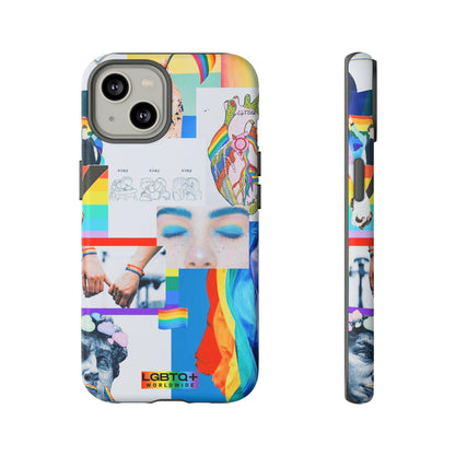 LGBTQWorldwide - ,,LEBEN"Doppelgehäuse Handyhülle Accessories, Glossy, iPhone Cases, Matte, Phone accessory, Phone Cases, Samsung Cases, Thermo, Valentine's Day Picks lgbtq Bekleidung Accessoires unisex Zubehör