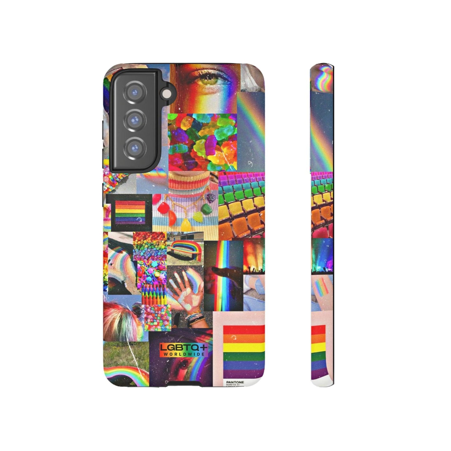 LGBTQWorldwide - ,,FARBEN" Doppelgehäuse Handyhülle Accessories, Glossy, iPhone Cases, Matte, Phone accessory, Phone Cases, Samsung Cases, Thermo, Valentine's Day Picks lgbtq Bekleidung Accessoires unisex Zubehör