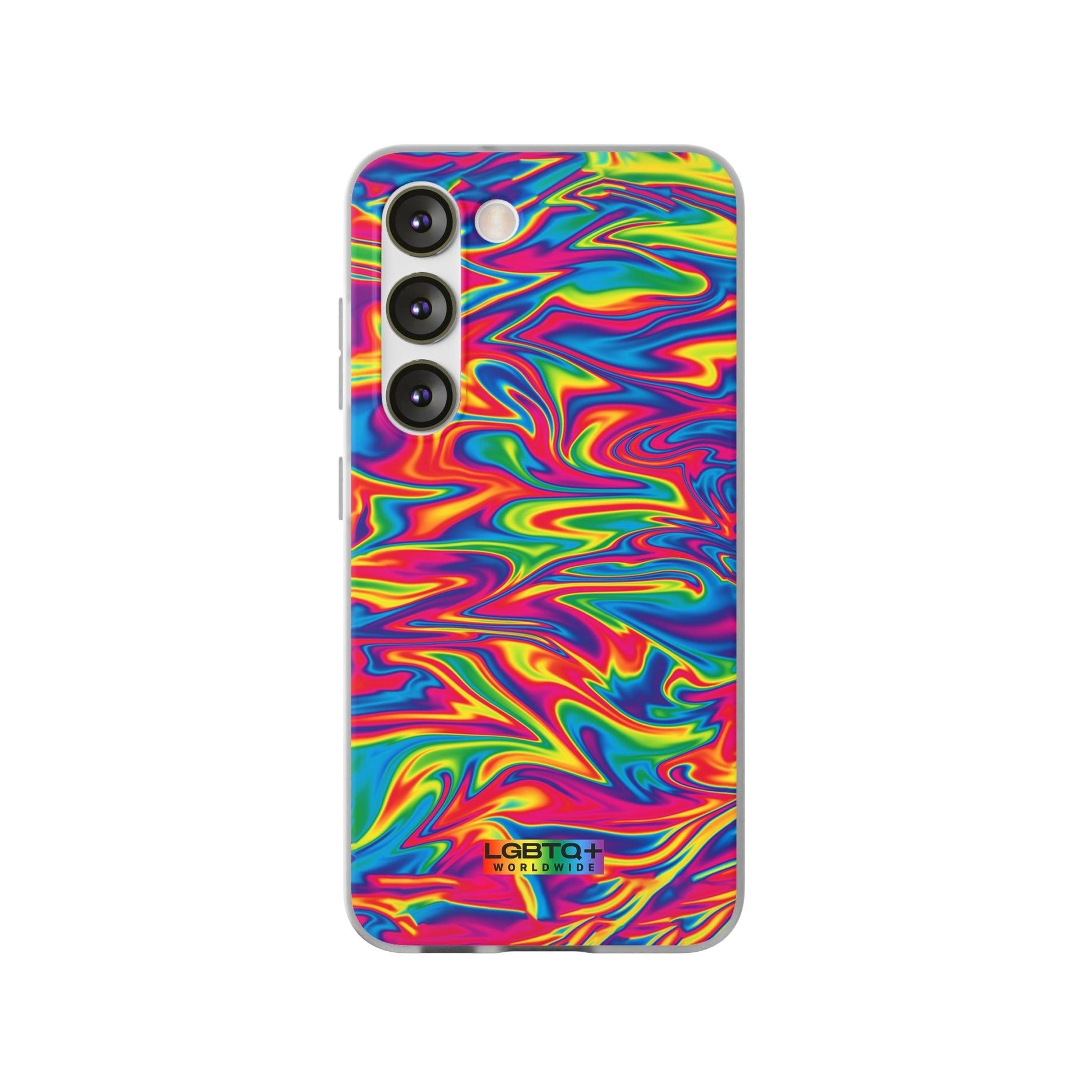 LGBTQWorldwide - ,,ABSTRACT" Flexible Handyhülle Accessories, Case, iPhone, iPhone Cases, Phone accessory, Phone Cases, Samsung Cases, silikon, Valentine's Day promotion lgbtq Bekleidung Accessoires unisex Zubehör