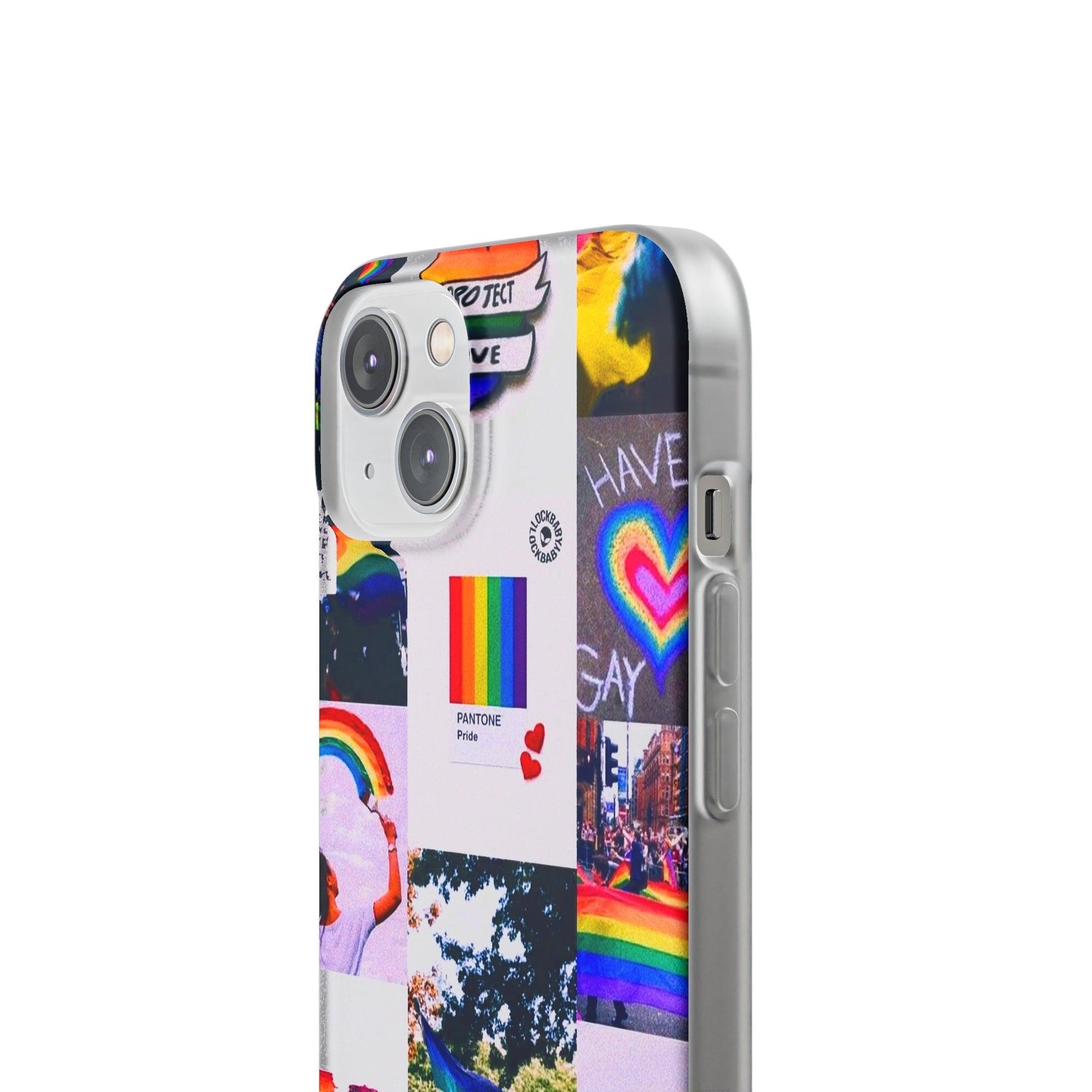 LGBTQWorldwide - ,,REGENBOGEN" Flexible Handyhülle Accessories, Case, iPhone, iPhone Cases, Phone accessory, Phone Cases, Samsung Cases, silikon, Valentine's Day promotion lgbtq Bekleidung Accessoires unisex Zubehör