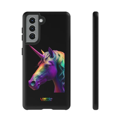 LGBTQWorldwide - ,,REGENBOGEN EINHORN" Doppelgehäuse Handyhülle Accessories, Glossy, iPhone Cases, Matte, Phone accessory, Phone Cases, Samsung Cases, tough, Valentine's Day Picks lgbtq Bekleidung Accessoires unisex Zubehör