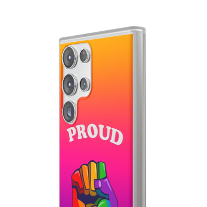 LGBTQWorldwide - ,,GLÜCKLICH" Flexible Handyhülle Accessories, Case, iPhone, iPhone Cases, Phone accessory, Phone Cases, Samsung Cases, silikon, Valentine's Day promotion lgbtq Bekleidung Accessoires unisex Zubehör