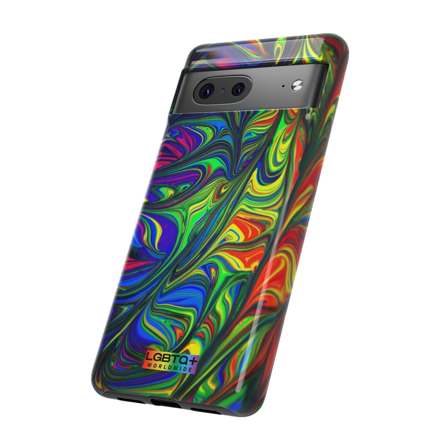 LGBTQWorldwide - ,,ILLUSION" Doppelgehäuse Handyhülle Accessories, Glossy, iPhone Cases, Matte, Phone accessory, Phone Cases, Samsung Cases, Thermo, Valentine's Day Picks lgbtq Bekleidung Accessoires unisex Zubehör