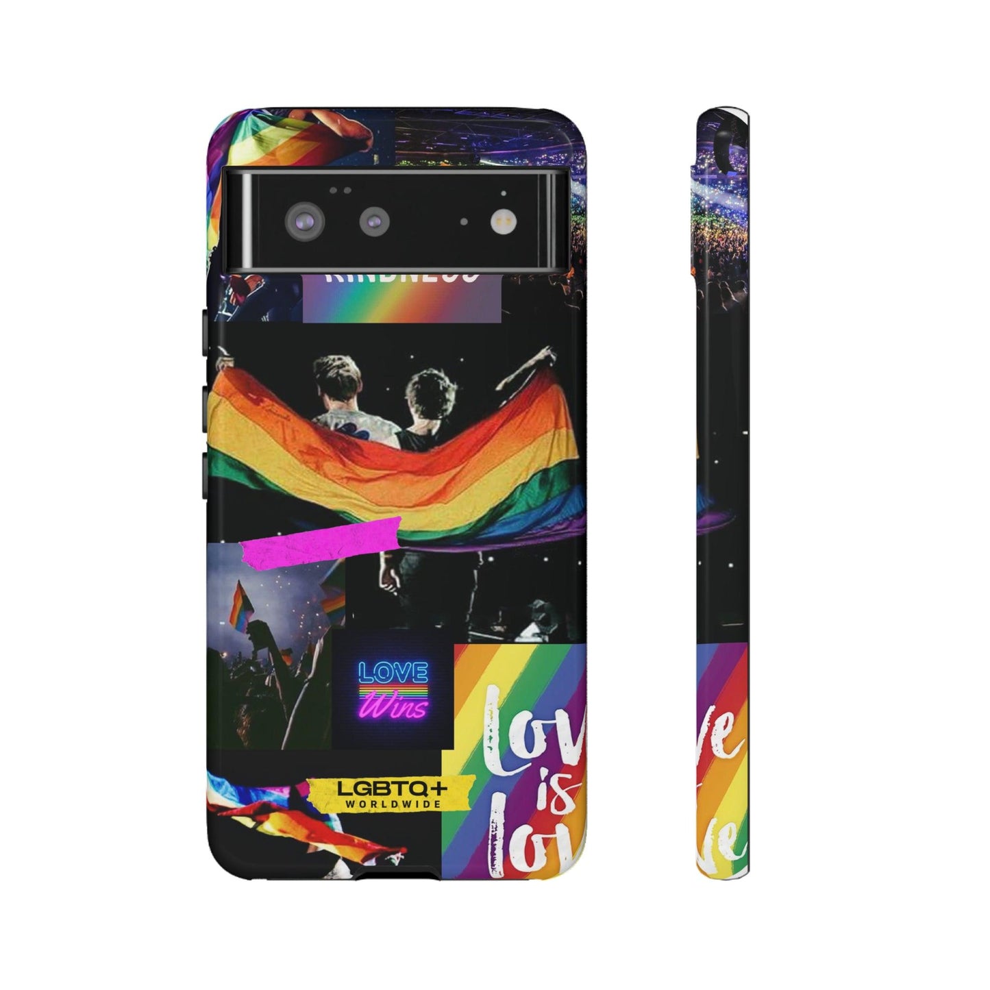 LGBTQWorldwide - ,,COMMUNITY" Doppelgehäuse Handyhülle Accessories, Glossy, iPhone Cases, Matte, Phone accessory, Phone Cases, Samsung Cases, Thermo, Valentine's Day Picks lgbtq Bekleidung Accessoires unisex Zubehör