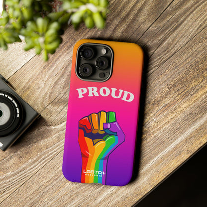 LGBTQWorldwide - ,,GLÜCKLICH" Doppelgehäuse Handyhülle Accessories, Glossy, iPhone Cases, Matte, Phone accessory, Phone Cases, Samsung Cases, Thermo, Valentine's Day Picks lgbtq Bekleidung Accessoires unisex Zubehör