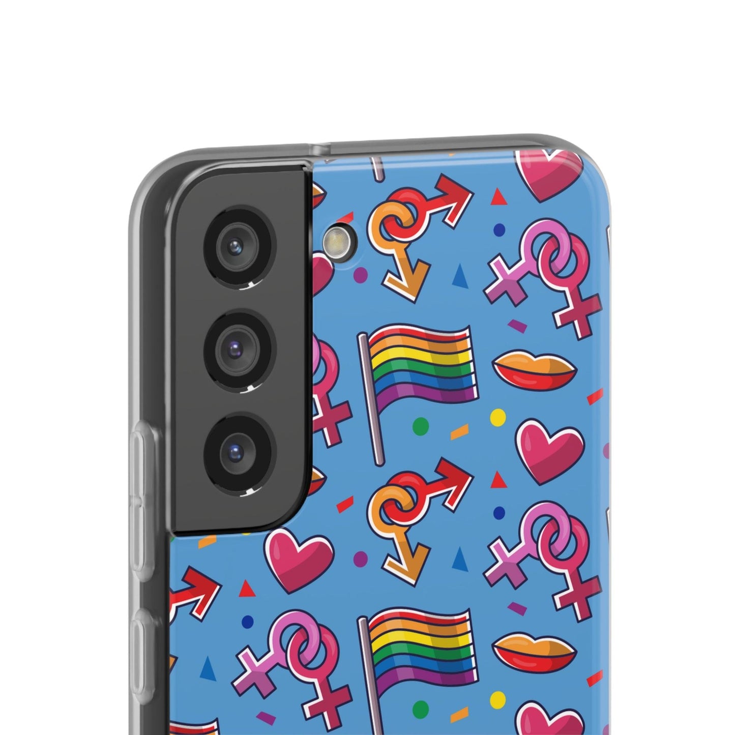 LGBTQWorldwide - ,,FLAGGEN" Flexible Handyhülle Accessories, Case, iPhone, iPhone Cases, Phone accessory, Phone Cases, Samsung Cases, silikon, Valentine's Day promotion lgbtq Bekleidung Accessoires unisex Zubehör