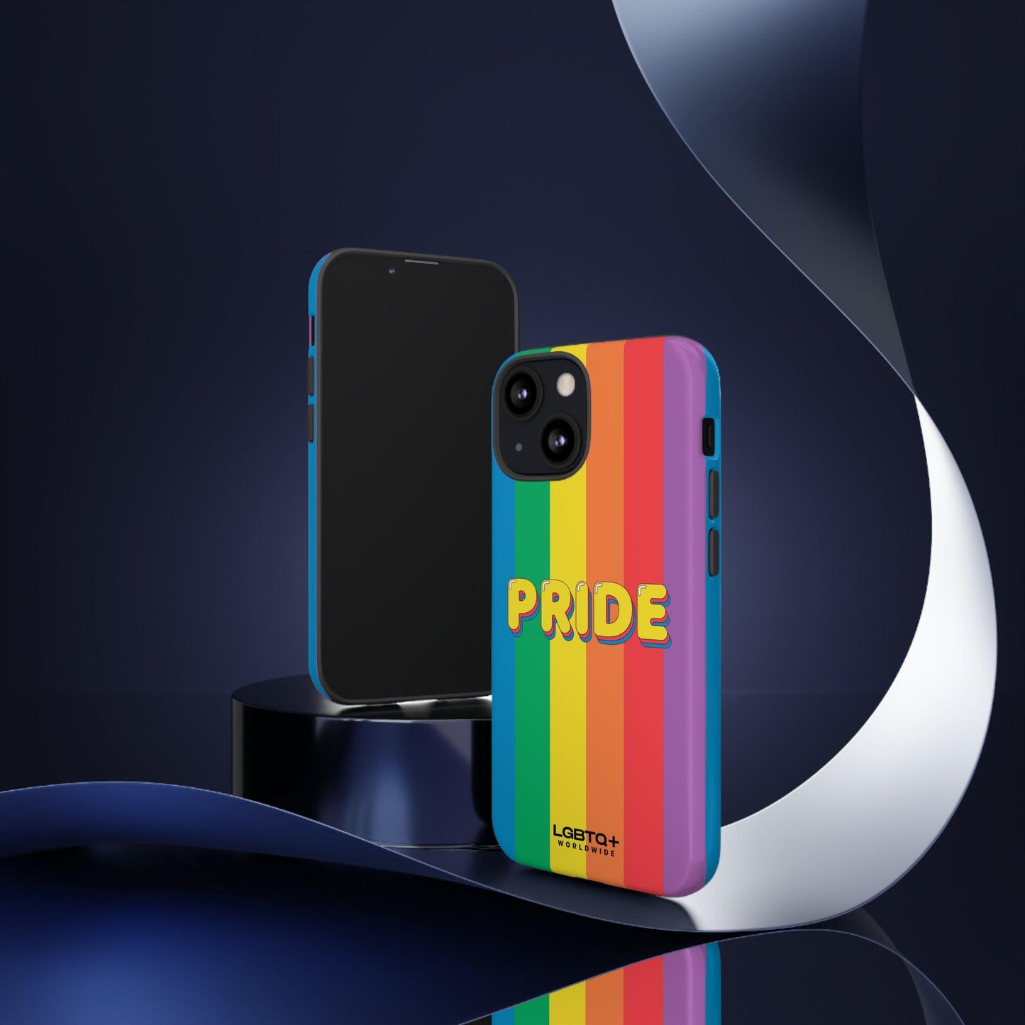 LGBTQWorldwide - ,,PRIDE" Doppelgehäuse Handyhülle Accessories, Glossy, iPhone Cases, Matte, Phone accessory, Phone Cases, Samsung Cases, Thermo, Valentine's Day Picks lgbtq Bekleidung Accessoires unisex Zubehör