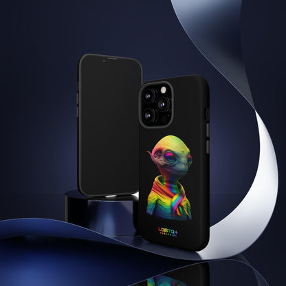 LGBTQWorldwide - ,,ALIEN" Doppelgehäuse Handyhülle Accessories, Glossy, iPhone Cases, Matte, Phone accessory, Phone Cases, Samsung Cases, tough, Valentine's Day Picks lgbtq Bekleidung Accessoires unisex Zubehör