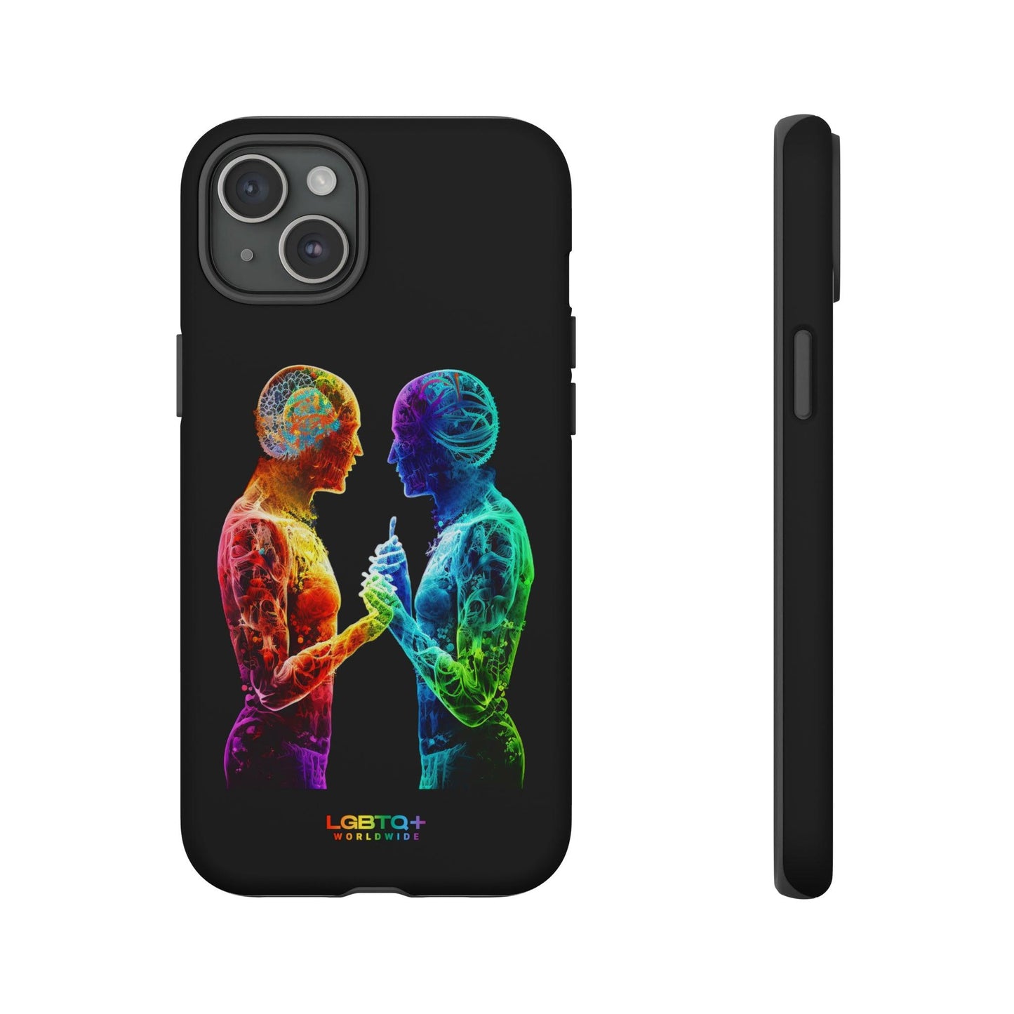 LGBTQWorldwide - ,,ZUSAMMEN" Doppelgehäuse Handyhülle Accessories, Glossy, iPhone Cases, Matte, Phone accessory, Phone Cases, Samsung Cases, tough, Valentine's Day Picks lgbtq Bekleidung Accessoires unisex Zubehör