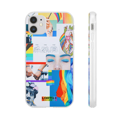 LGBTQWorldwide - ,,SEI FREI" Flexible Handyhülle Accessories, Case, iPhone, iPhone Cases, Phone accessory, Phone Cases, Samsung Cases, silikon, Valentine's Day promotion lgbtq Bekleidung Accessoires unisex Zubehör