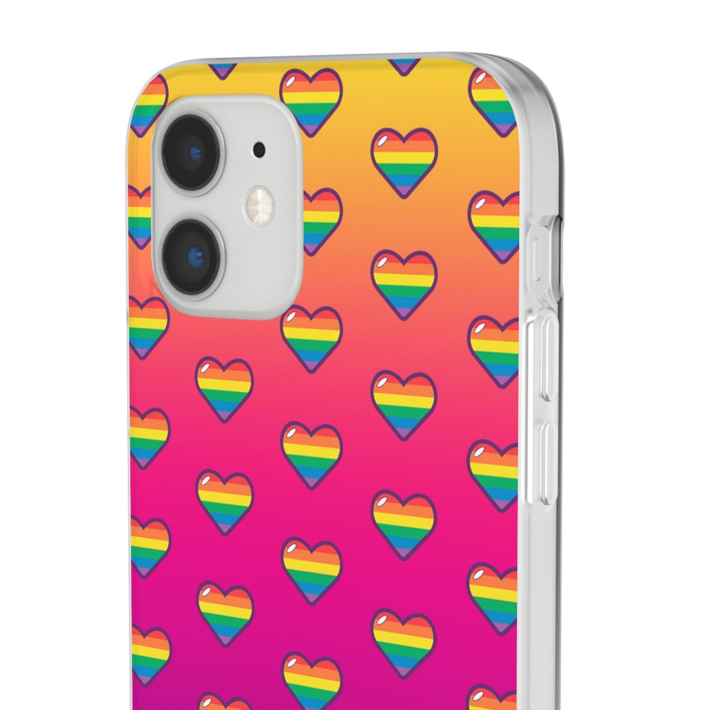 LGBTQWorldwide - ,,HERZEN" Flexible Handyhülle Accessories, Case, iPhone, iPhone Cases, Phone accessory, Phone Cases, Samsung Cases, silikon, Valentine's Day promotion lgbtq Bekleidung Accessoires unisex Zubehör