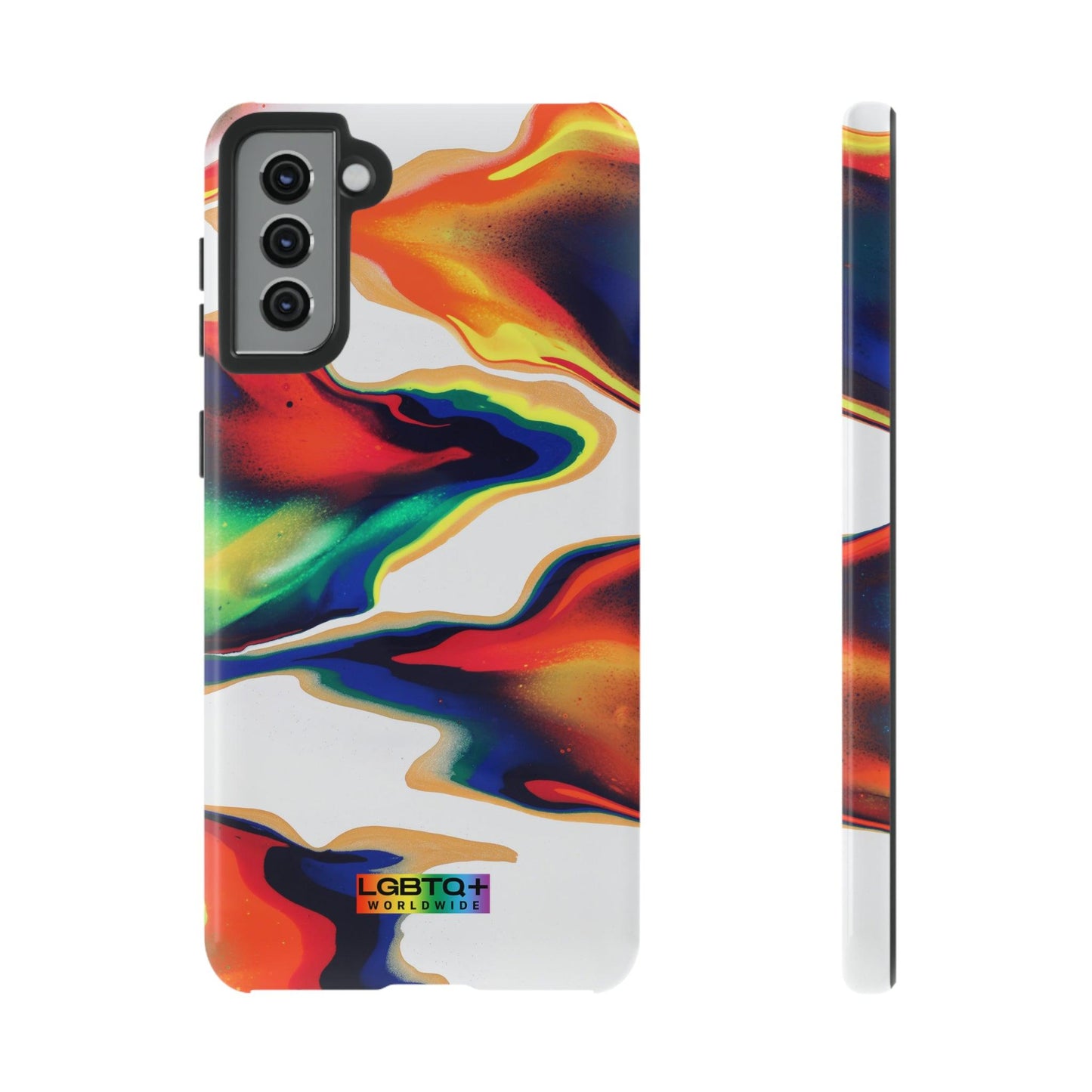 LGBTQWorldwide - ,,EINZIGARTIG" Doppelgehäuse Handyhülle Accessories, Glossy, iPhone Cases, Matte, Phone accessory, Phone Cases, Samsung Cases, Thermo, Valentine's Day Picks lgbtq Bekleidung Accessoires unisex Zubehör