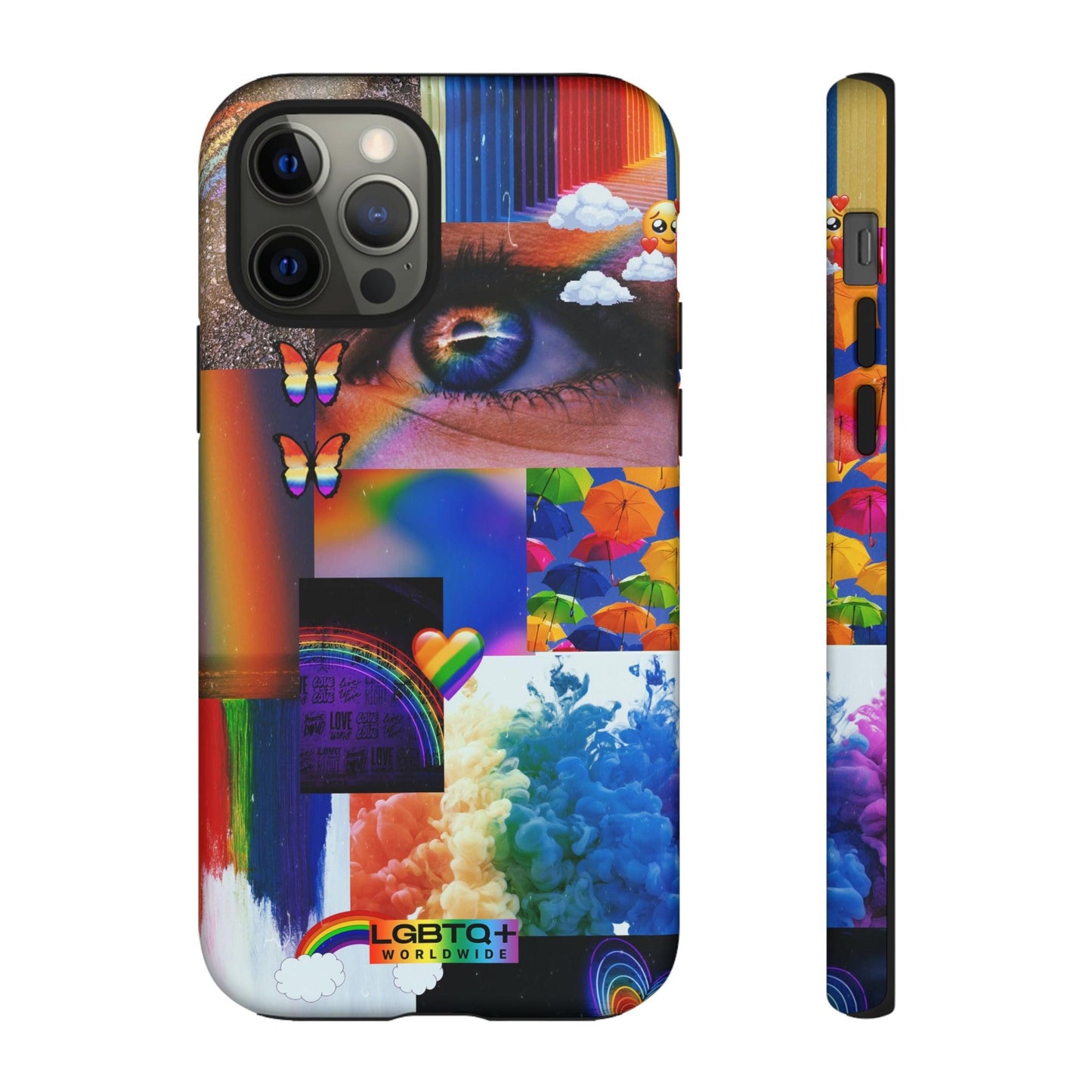 LGBTQWorldwide - ,,VISION" Doppelgehäuse Handyhülle Accessories, Glossy, iPhone Cases, Matte, Phone accessory, Phone Cases, Samsung Cases, Thermo, Valentine's Day Picks lgbtq Bekleidung Accessoires unisex Zubehör