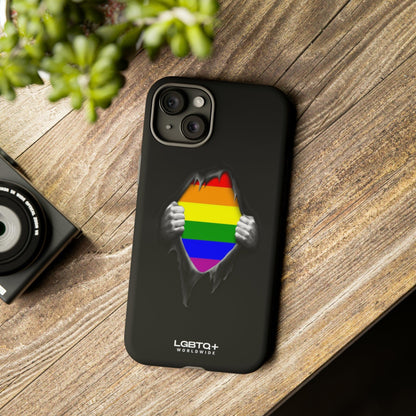 LGBTQWorldwide - ,,SCHWARZES LOCH" Doppelgehäuse Handyhülle Accessories, Glossy, iPhone Cases, Matte, Phone accessory, Phone Cases, Samsung Cases, Thermo, Valentine's Day Picks lgbtq Bekleidung Accessoires unisex Zubehör