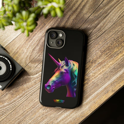 LGBTQWorldwide - ,,REGENBOGEN EINHORN" Doppelgehäuse Handyhülle Accessories, Glossy, iPhone Cases, Matte, Phone accessory, Phone Cases, Samsung Cases, tough, Valentine's Day Picks lgbtq Bekleidung Accessoires unisex Zubehör