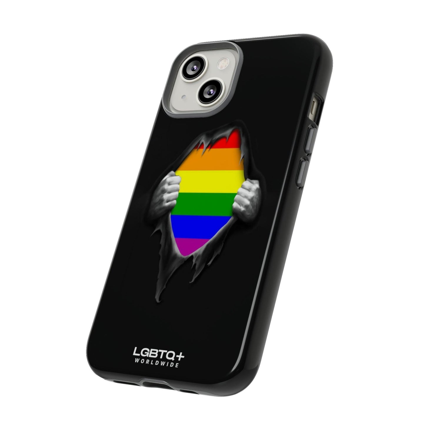 LGBTQWorldwide - ,,SCHWARZES LOCH" Doppelgehäuse Handyhülle Accessories, Glossy, iPhone Cases, Matte, Phone accessory, Phone Cases, Samsung Cases, Thermo, Valentine's Day Picks lgbtq Bekleidung Accessoires unisex Zubehör