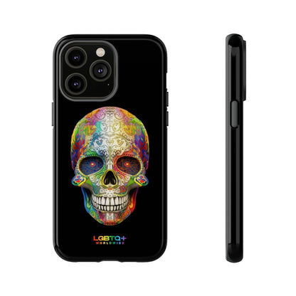 LGBTQWorldwide - ,,SKULL HEAD" Doppelgehäuse Handyhülle Accessories, Glossy, iPhone Cases, Matte, Phone accessory, Phone Cases, Samsung Cases, tough, Valentine's Day Picks lgbtq Bekleidung Accessoires unisex Zubehör