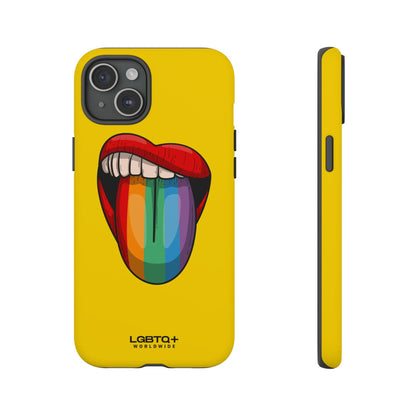 LGBTQWorldwide - ,,ZUNGE" Doppelgehäuse Handyhülle Accessories, Glossy, iPhone Cases, Matte, Phone accessory, Phone Cases, Samsung Cases, Thermo, Valentine's Day Picks lgbtq Bekleidung Accessoires unisex Zubehör