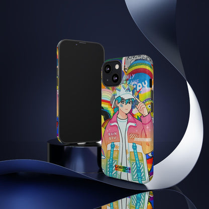 LGBTQWorldwide - ,,REGENBOGEN JUNGE" Doppelgehäuse Handyhülle Accessories, Glossy, iPhone Cases, Matte, Phone accessory, Phone Cases, Samsung Cases, Thermo, Valentine's Day Picks lgbtq Bekleidung Accessoires unisex Zubehör