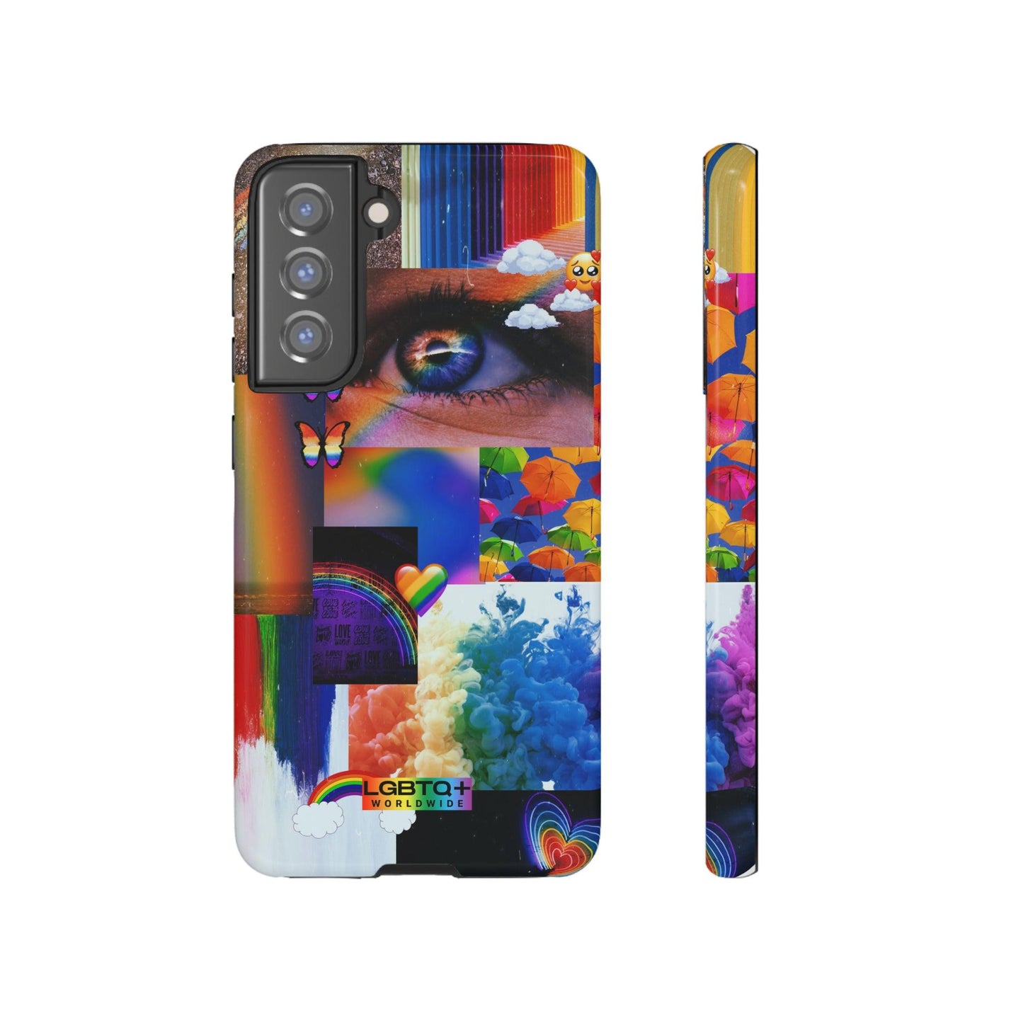 LGBTQWorldwide - ,,VISION" Doppelgehäuse Handyhülle Accessories, Glossy, iPhone Cases, Matte, Phone accessory, Phone Cases, Samsung Cases, Thermo, Valentine's Day Picks lgbtq Bekleidung Accessoires unisex Zubehör