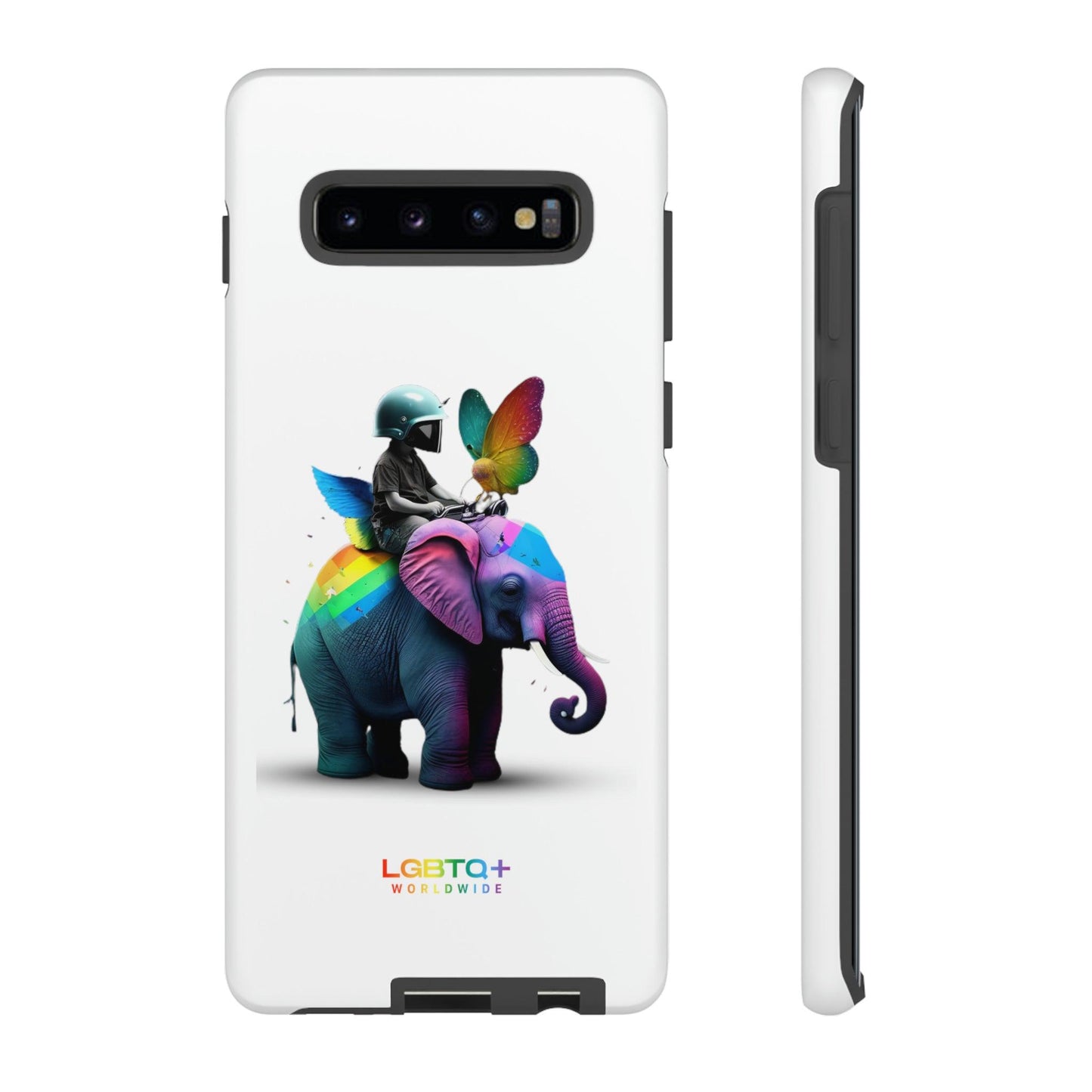 LGBTQWorldwide - ,,SCHMETTERLING" Doppelgehäuse Handyhülle Accessories, Glossy, iPhone Cases, Matte, Phone accessory, Phone Cases, Samsung Cases, tough, Valentine's Day Picks lgbtq Bekleidung Accessoires unisex Zubehör