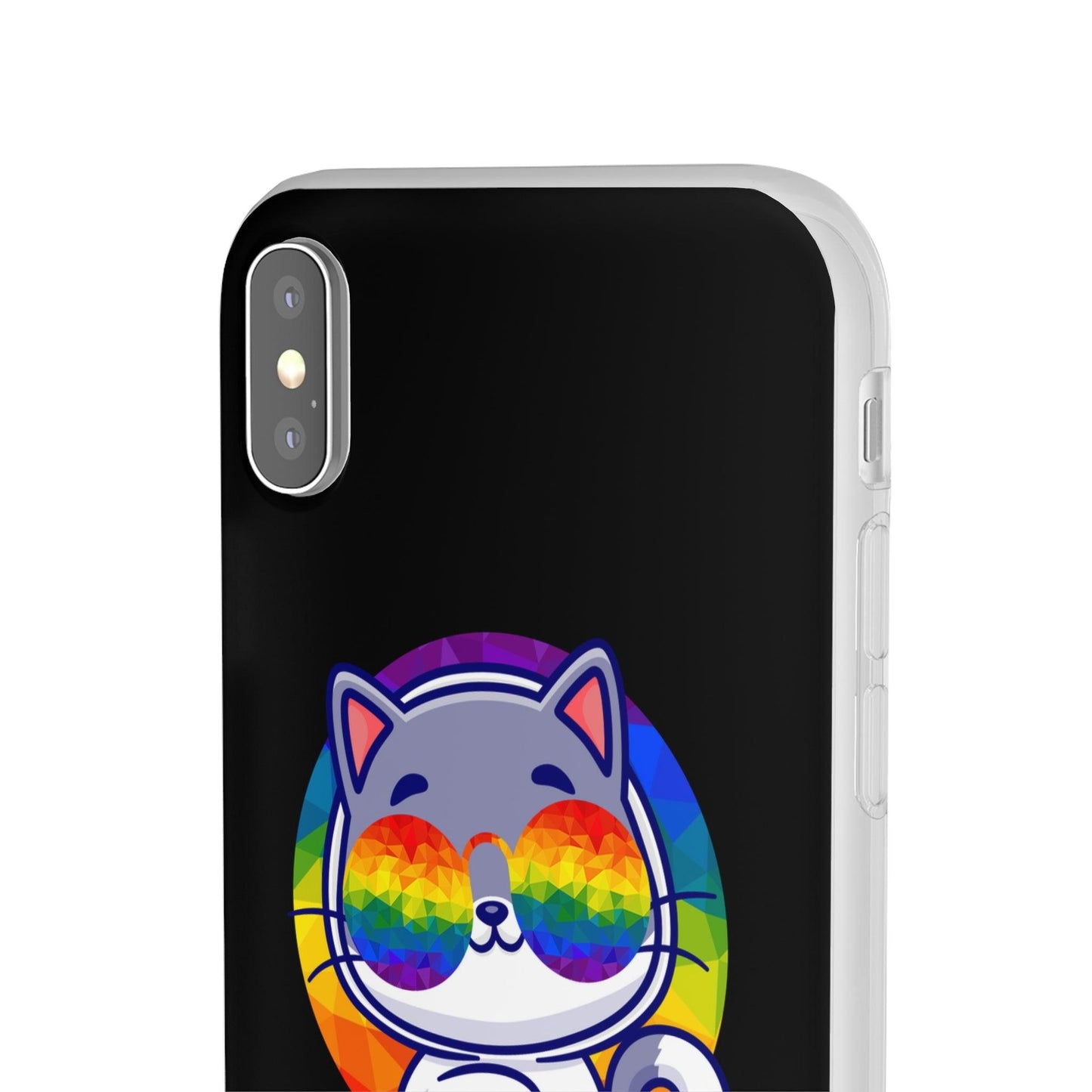 LGBTQWorldwide - ,,PURRIDE" Flexible Handyhülle Accessories, Case, iPhone, iPhone Cases, Phone accessory, Phone Cases, Samsung Cases, silikon, Valentine's Day promotion lgbtq Bekleidung Accessoires unisex Zubehör