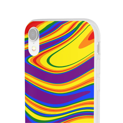 LGBTQWorldwide - ,,FARBEN" Flexible Handyhülle Accessories, Case, iPhone, iPhone Cases, Phone accessory, Phone Cases, Samsung Cases, silikon, Valentine's Day promotion lgbtq Bekleidung Accessoires unisex Zubehör