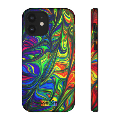 LGBTQWorldwide - ,,ILLUSION" Doppelgehäuse Handyhülle Accessories, Glossy, iPhone Cases, Matte, Phone accessory, Phone Cases, Samsung Cases, Thermo, Valentine's Day Picks lgbtq Bekleidung Accessoires unisex Zubehör