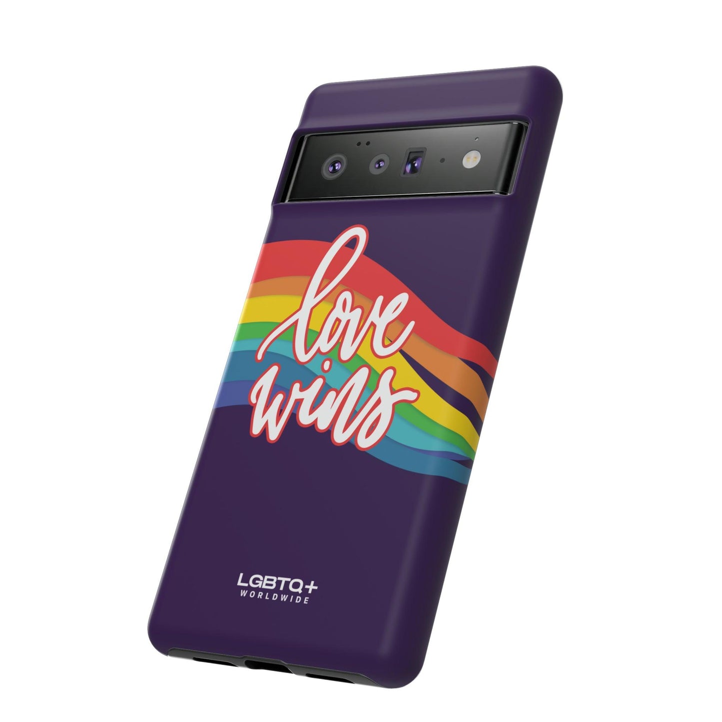 LGBTQWorldwide - ,,LIEBE GEWINNT" Doppelgehäuse Handyhülle Accessories, Glossy, iPhone Cases, Matte, Phone accessory, Phone Cases, Samsung Cases, Thermo, Valentine's Day Picks lgbtq Bekleidung Accessoires unisex Zubehör