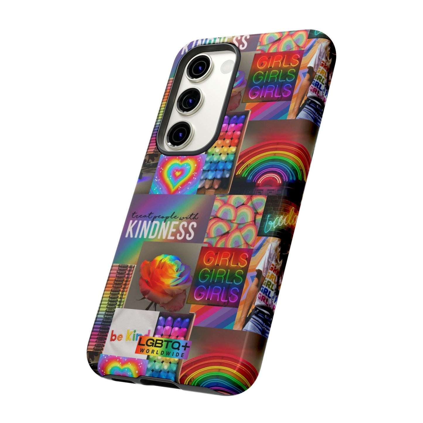 LGBTQWorldwide - ,,FREUNDLICH" Doppelgehäuse Handyhülle Accessories, Glossy, iPhone Cases, Matte, Phone accessory, Phone Cases, Samsung Cases, Thermo, Valentine's Day Picks lgbtq Bekleidung Accessoires unisex Zubehör