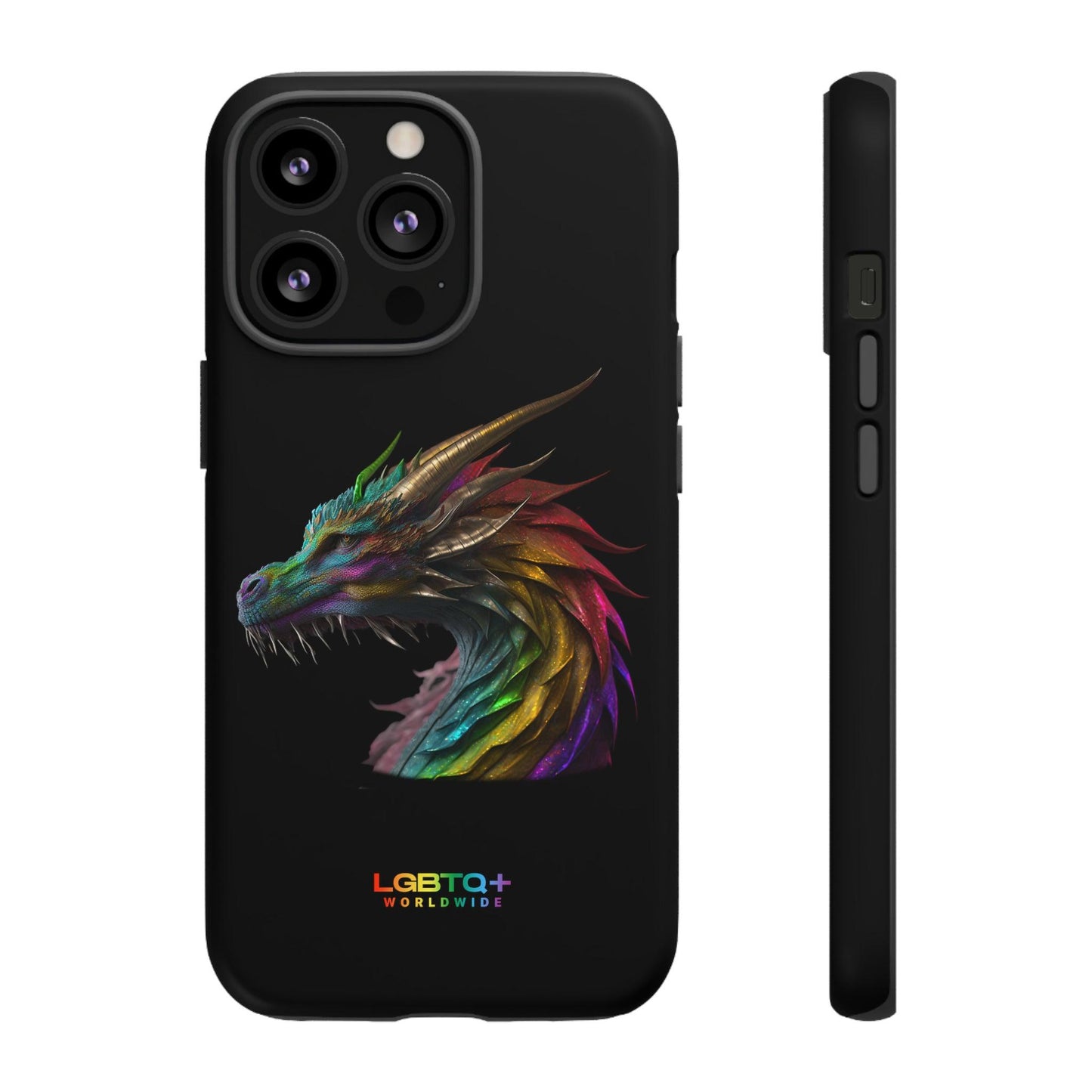 LGBTQWorldwide - ,,DRACHE" Doppelgehäuse Handyhülle Accessories, Glossy, iPhone Cases, Matte, Phone accessory, Phone Cases, Samsung Cases, tough, Valentine's Day Picks lgbtq Bekleidung Accessoires unisex Zubehör