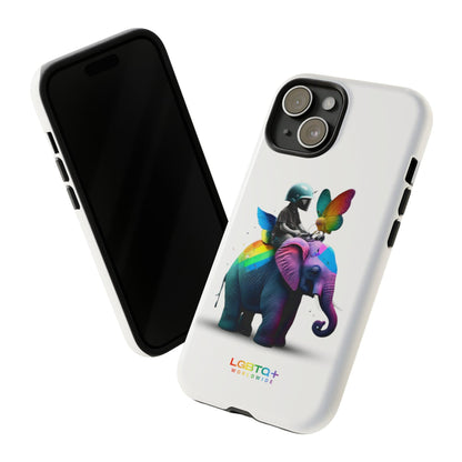 LGBTQWorldwide - ,,SCHMETTERLING" Doppelgehäuse Handyhülle Accessories, Glossy, iPhone Cases, Matte, Phone accessory, Phone Cases, Samsung Cases, tough, Valentine's Day Picks lgbtq Bekleidung Accessoires unisex Zubehör