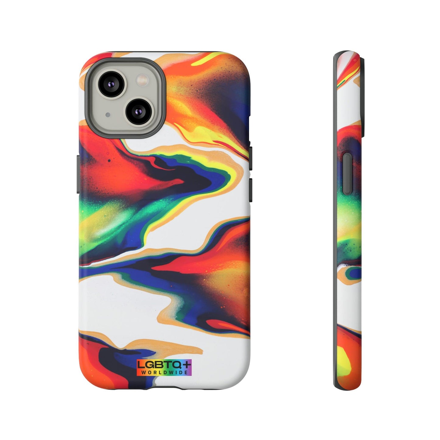 LGBTQWorldwide - ,,EINZIGARTIG" Doppelgehäuse Handyhülle Accessories, Glossy, iPhone Cases, Matte, Phone accessory, Phone Cases, Samsung Cases, Thermo, Valentine's Day Picks lgbtq Bekleidung Accessoires unisex Zubehör