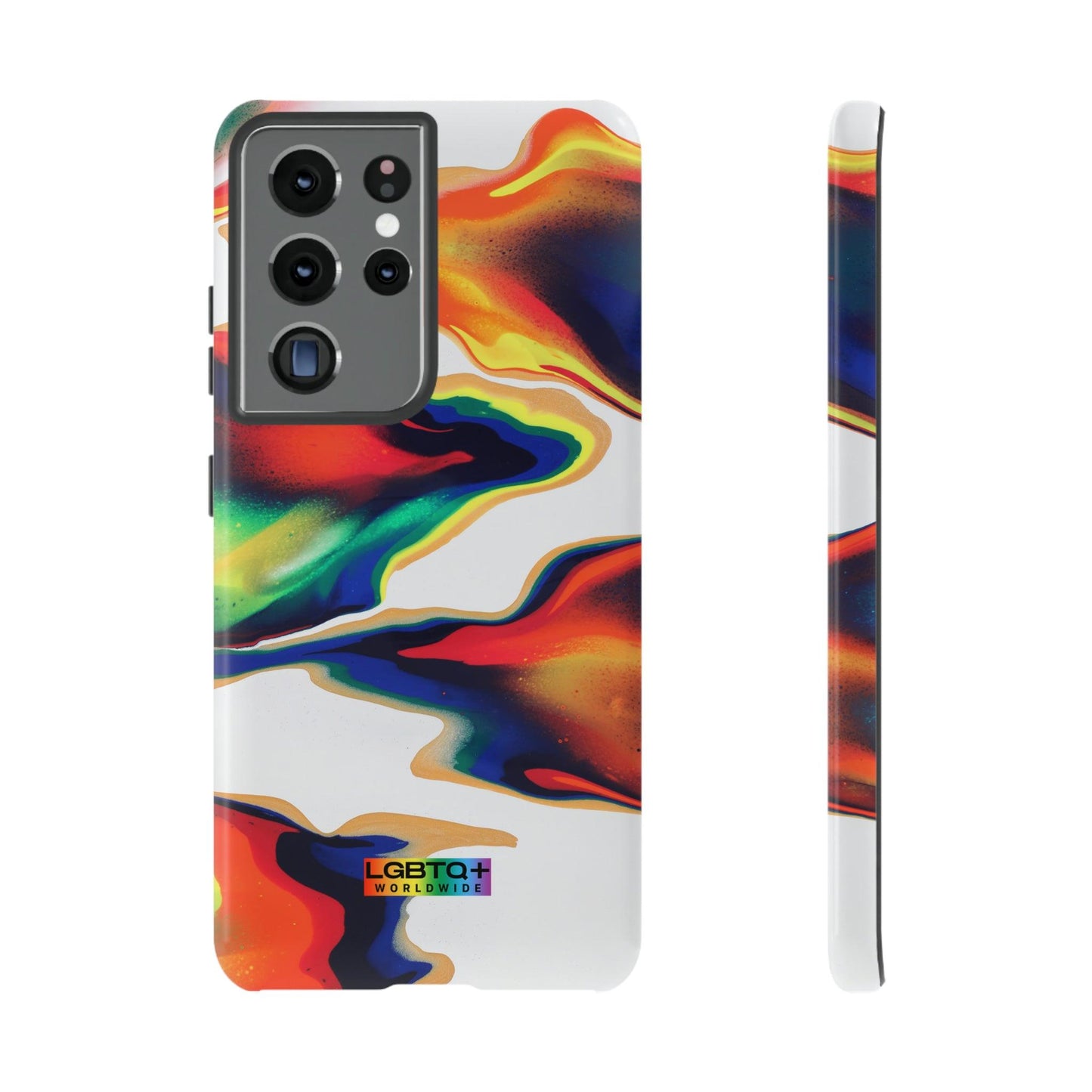 LGBTQWorldwide - ,,EINZIGARTIG" Doppelgehäuse Handyhülle Accessories, Glossy, iPhone Cases, Matte, Phone accessory, Phone Cases, Samsung Cases, Thermo, Valentine's Day Picks lgbtq Bekleidung Accessoires unisex Zubehör