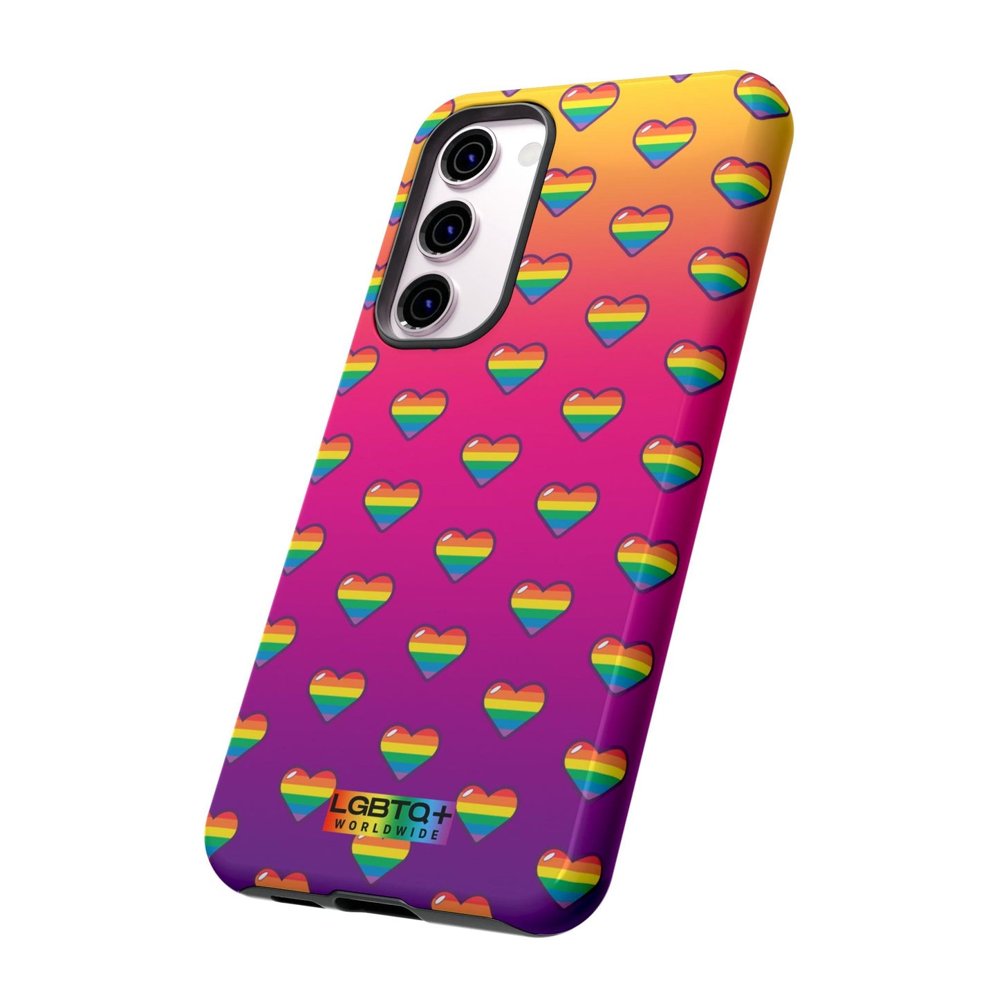 LGBTQWorldwide - ,,HERZ" Doppelgehäuse Handyhülle Accessories, Glossy, iPhone Cases, Matte, Phone accessory, Phone Cases, Samsung Cases, Thermo, Valentine's Day Picks lgbtq Bekleidung Accessoires unisex Zubehör