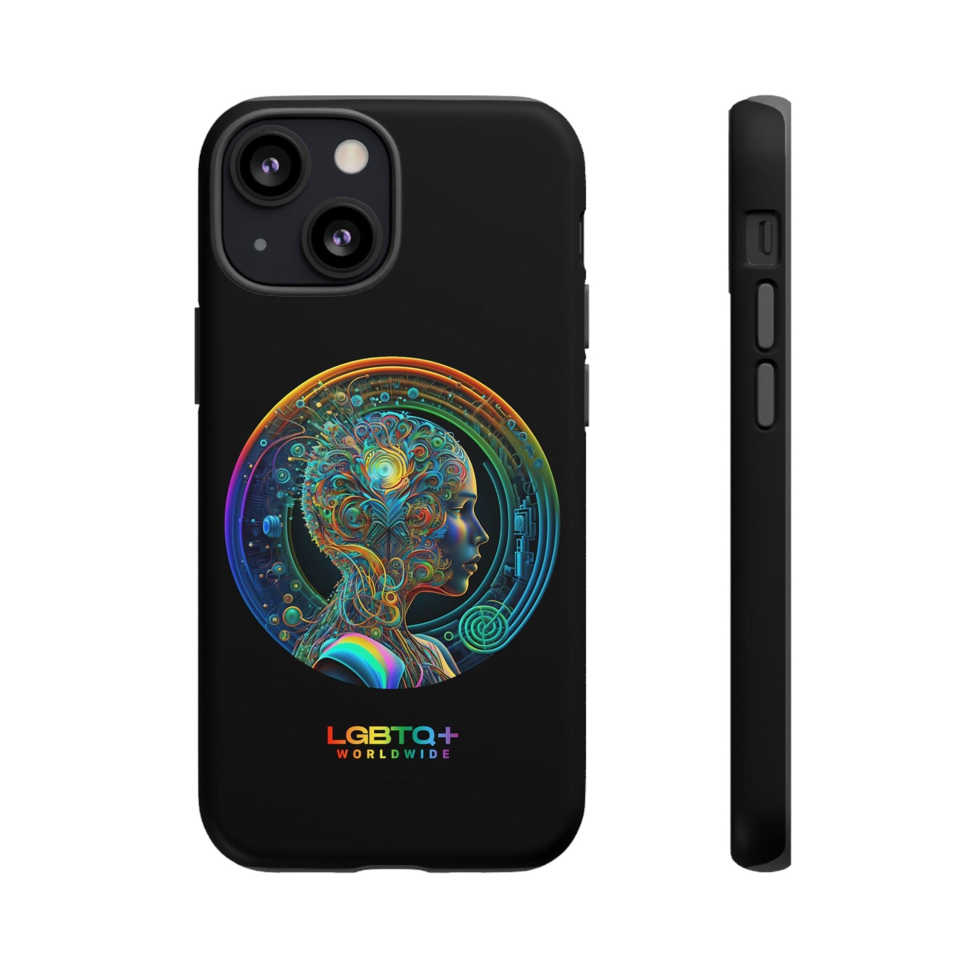 LGBTQWorldwide - ,,INTELLIGENT" Doppelgehäuse Handyhülle Accessories, Glossy, iPhone Cases, Matte, Phone accessory, Phone Cases, Samsung Cases, tough, Valentine's Day Picks lgbtq Bekleidung Accessoires unisex Zubehör