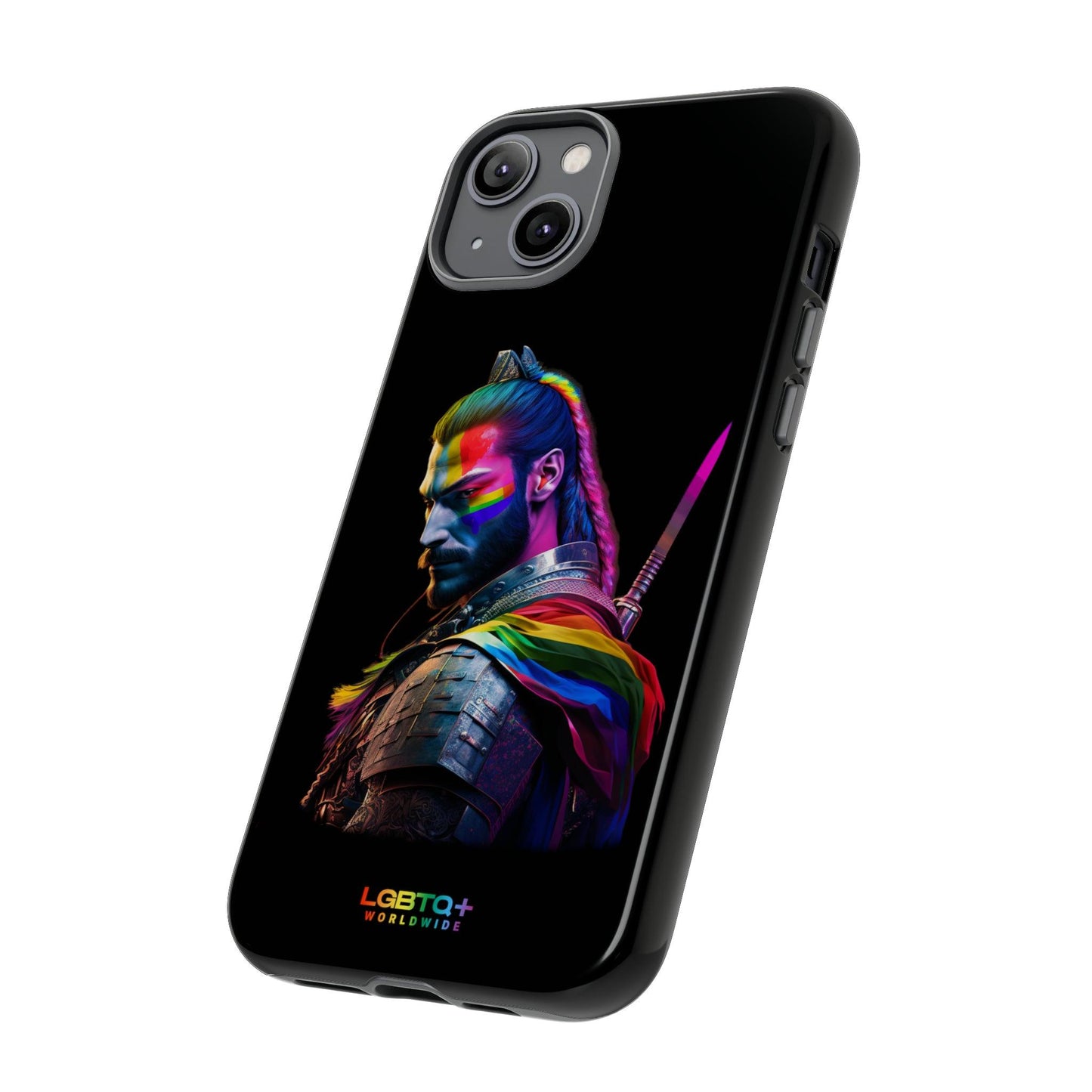 LGBTQWorldwide - ,,SAMURAI" Doppelgehäuse Handyhülle Accessories, Glossy, iPhone Cases, Matte, Phone accessory, Phone Cases, Samsung Cases, tough, Valentine's Day Picks lgbtq Bekleidung Accessoires unisex Zubehör