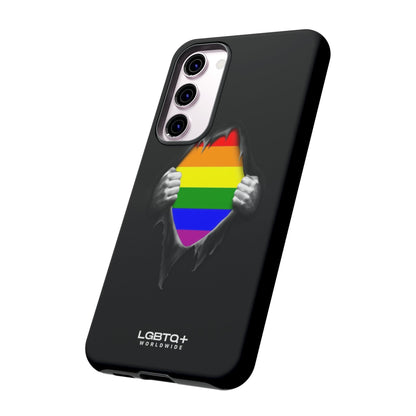 LGBTQWorldwide - ,,SCHWARZES LOCH" Doppelgehäuse Handyhülle Accessories, Glossy, iPhone Cases, Matte, Phone accessory, Phone Cases, Samsung Cases, Thermo, Valentine's Day Picks lgbtq Bekleidung Accessoires unisex Zubehör