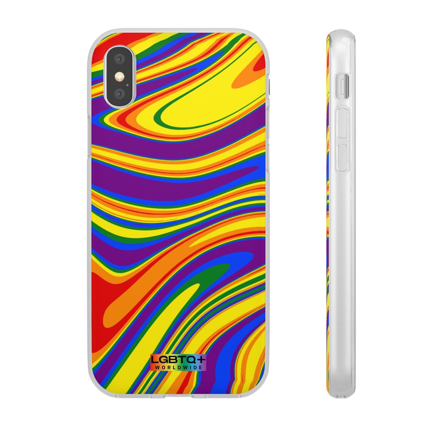 LGBTQWorldwide - ,,FARBEN" Flexible Handyhülle Accessories, Case, iPhone, iPhone Cases, Phone accessory, Phone Cases, Samsung Cases, silikon, Valentine's Day promotion lgbtq Bekleidung Accessoires unisex Zubehör