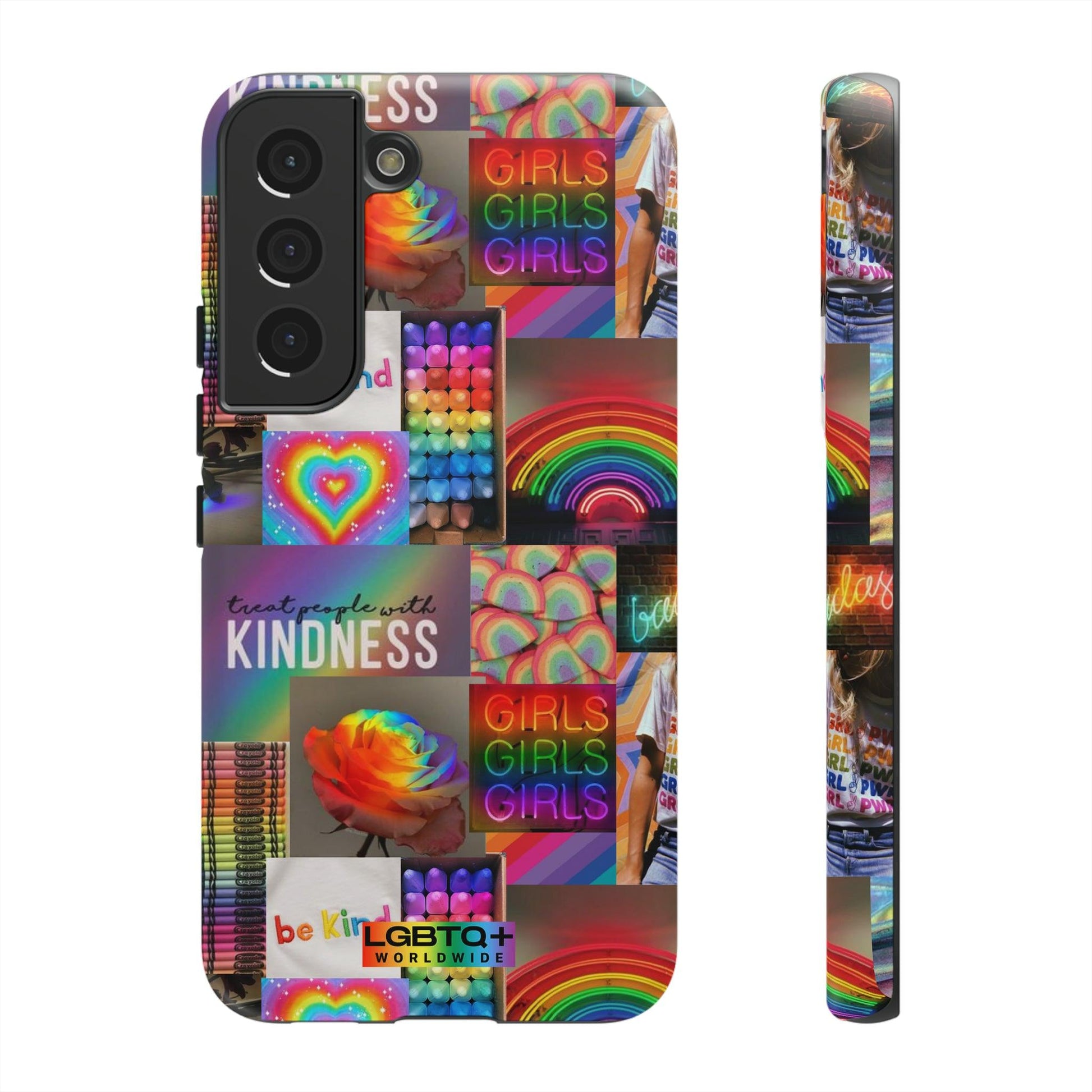 LGBTQWorldwide - ,,FREUNDLICH" Doppelgehäuse Handyhülle Accessories, Glossy, iPhone Cases, Matte, Phone accessory, Phone Cases, Samsung Cases, Thermo, Valentine's Day Picks lgbtq Bekleidung Accessoires unisex Zubehör