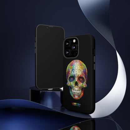 LGBTQWorldwide - ,,SKULL HEAD" Doppelgehäuse Handyhülle Accessories, Glossy, iPhone Cases, Matte, Phone accessory, Phone Cases, Samsung Cases, tough, Valentine's Day Picks lgbtq Bekleidung Accessoires unisex Zubehör