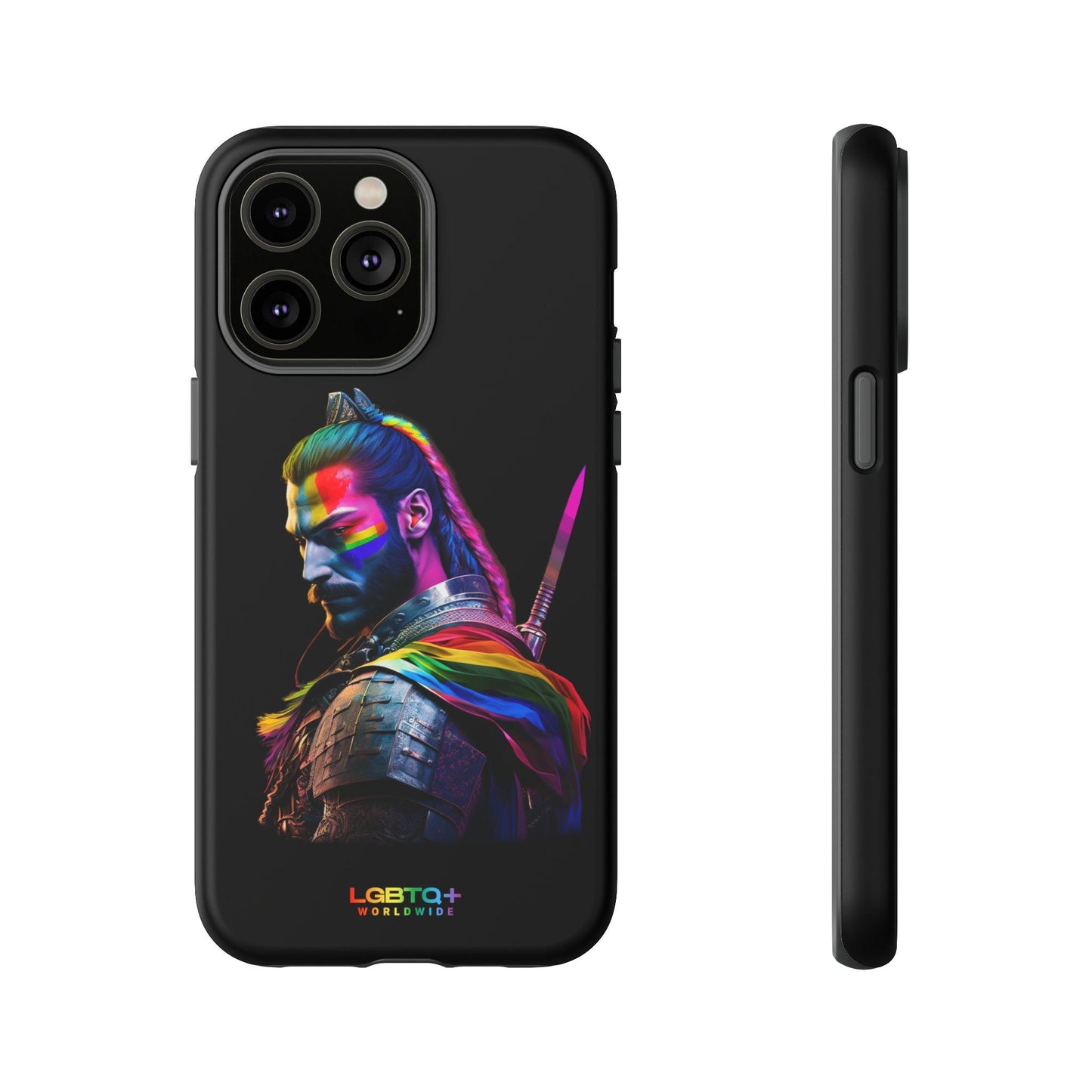 LGBTQWorldwide - ,,SAMURAI" Doppelgehäuse Handyhülle Accessories, Glossy, iPhone Cases, Matte, Phone accessory, Phone Cases, Samsung Cases, tough, Valentine's Day Picks lgbtq Bekleidung Accessoires unisex Zubehör