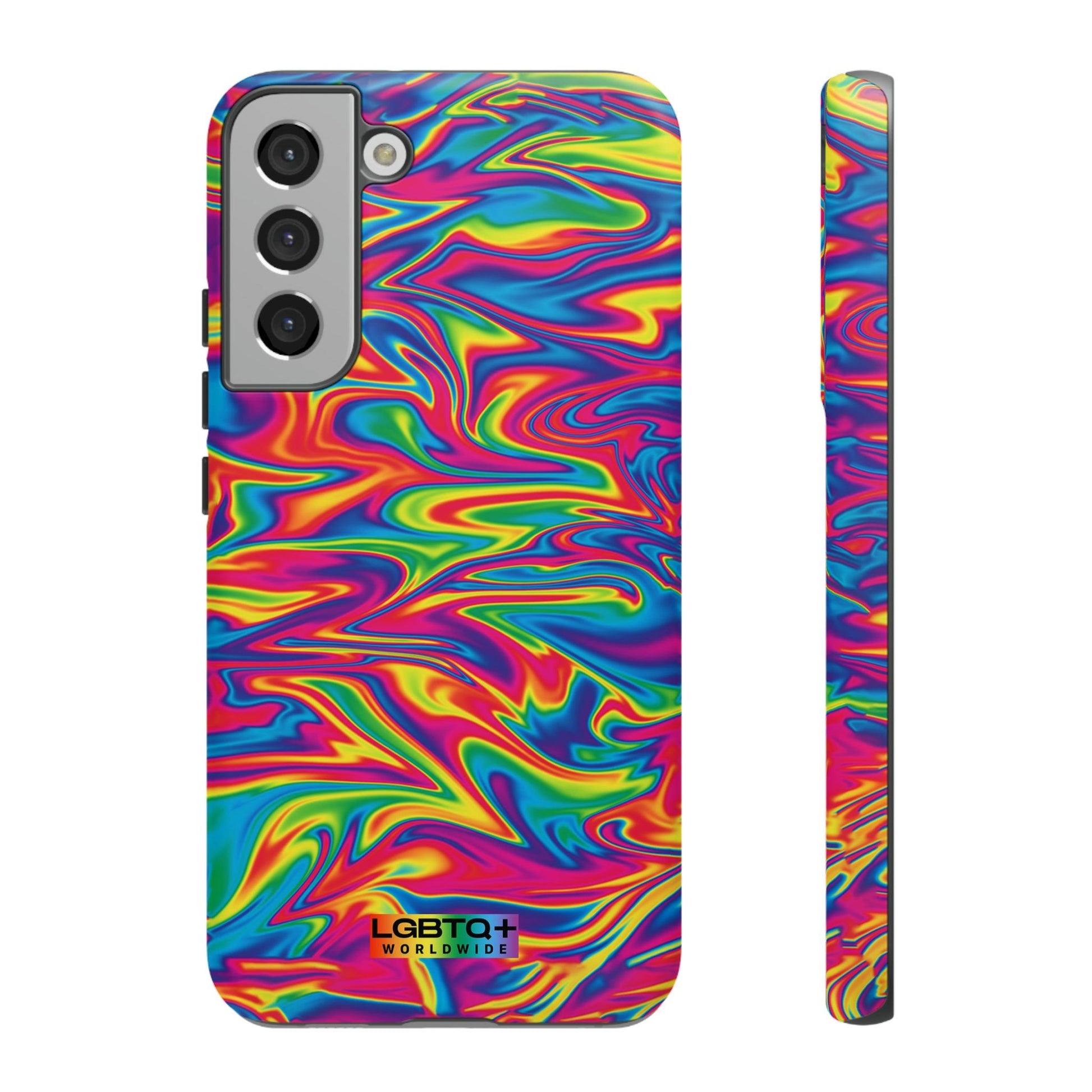 LGBTQWorldwide - ,,ABSTRACT" Doppelgehäuse Handyhülle Accessories, Glossy, iPhone Cases, Matte, Phone accessory, Phone Cases, Samsung Cases, Thermo, Valentine's Day Picks lgbtq Bekleidung Accessoires unisex Zubehör