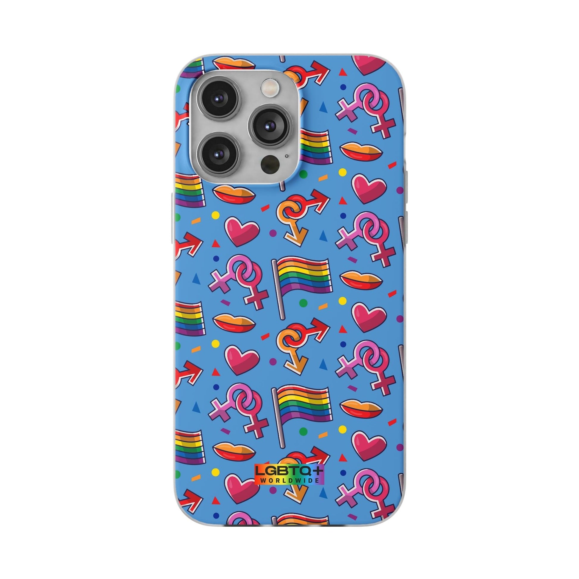 LGBTQWorldwide - ,,FLAGGEN" Flexible Handyhülle Accessories, Case, iPhone, iPhone Cases, Phone accessory, Phone Cases, Samsung Cases, silikon, Valentine's Day promotion lgbtq Bekleidung Accessoires unisex Zubehör