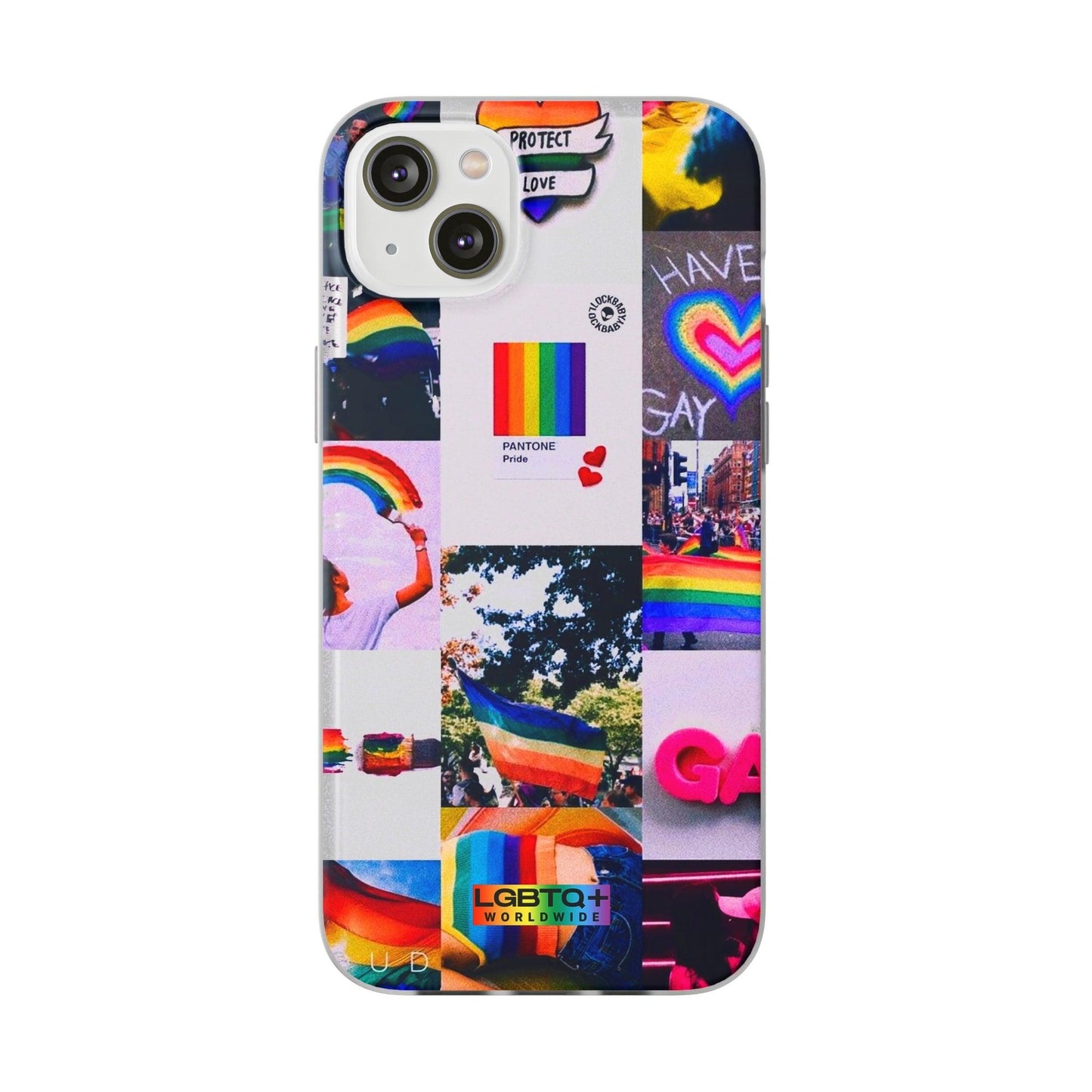 LGBTQWorldwide - ,,REGENBOGEN" Flexible Handyhülle Accessories, Case, iPhone, iPhone Cases, Phone accessory, Phone Cases, Samsung Cases, silikon, Valentine's Day promotion lgbtq Bekleidung Accessoires unisex Zubehör