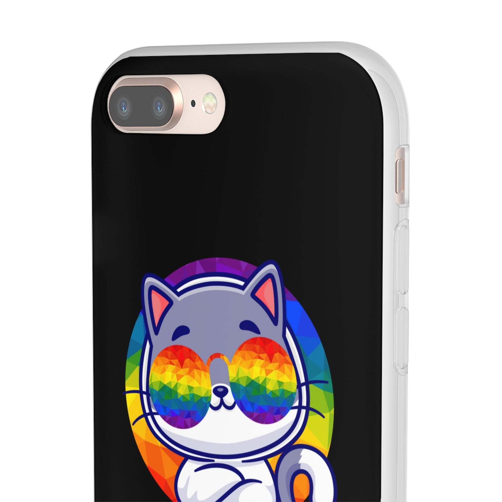 LGBTQWorldwide - ,,PURRIDE" Flexible Handyhülle Accessories, Case, iPhone, iPhone Cases, Phone accessory, Phone Cases, Samsung Cases, silikon, Valentine's Day promotion lgbtq Bekleidung Accessoires unisex Zubehör