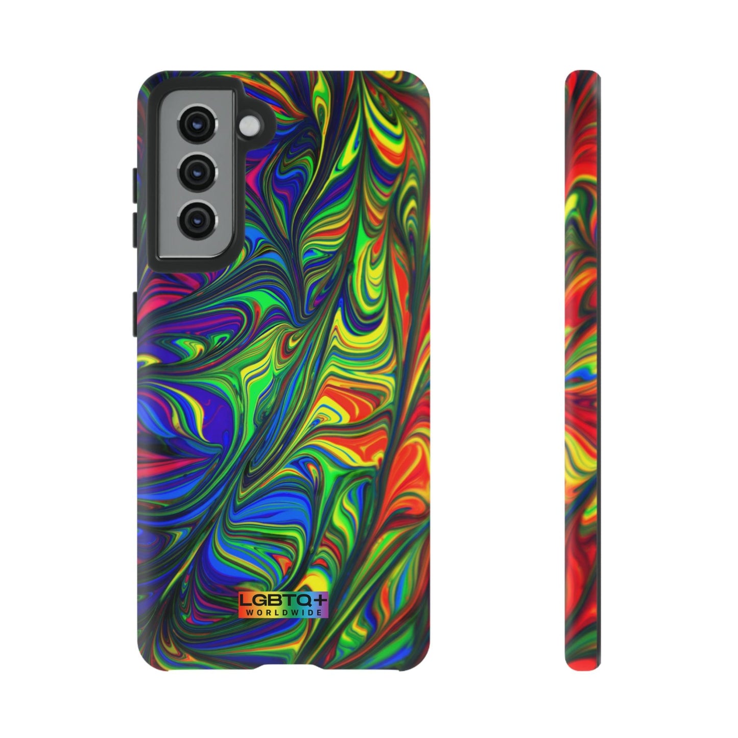 LGBTQWorldwide - ,,ILLUSION" Doppelgehäuse Handyhülle Accessories, Glossy, iPhone Cases, Matte, Phone accessory, Phone Cases, Samsung Cases, Thermo, Valentine's Day Picks lgbtq Bekleidung Accessoires unisex Zubehör