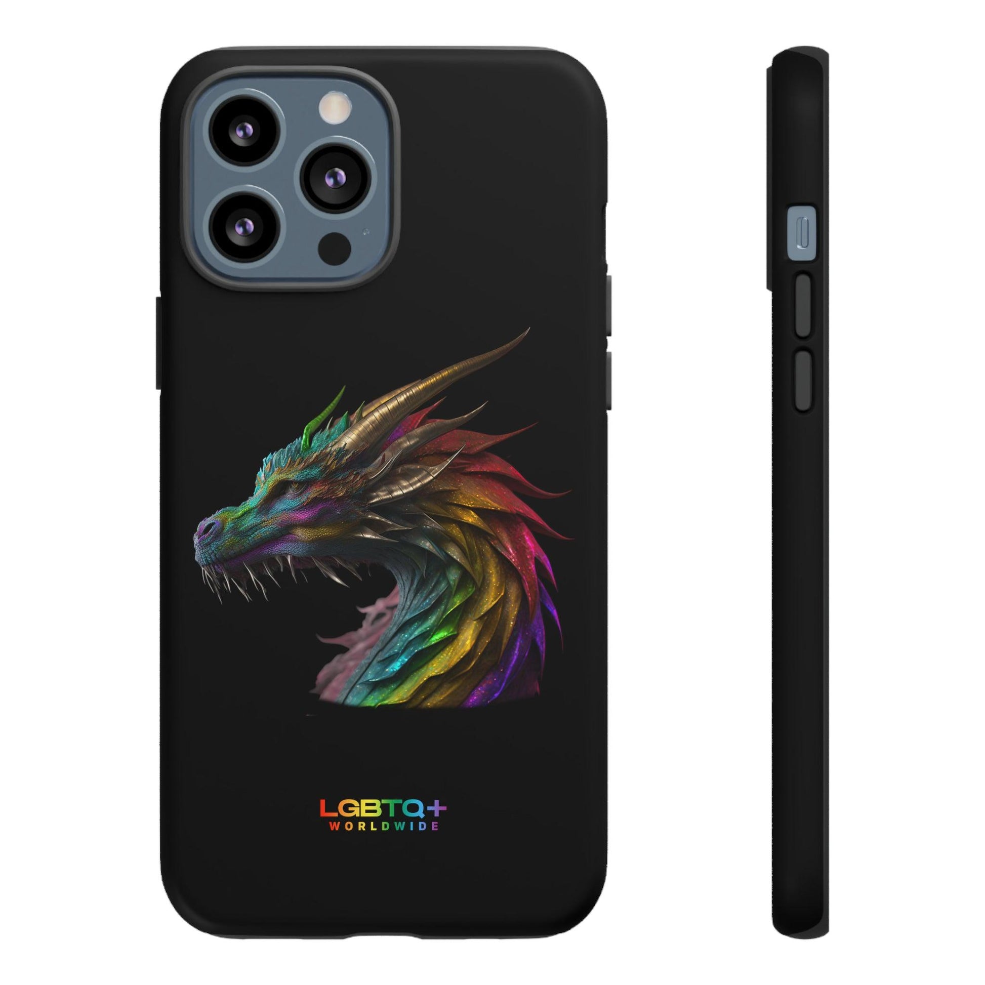 LGBTQWorldwide - ,,DRACHE" Doppelgehäuse Handyhülle Accessories, Glossy, iPhone Cases, Matte, Phone accessory, Phone Cases, Samsung Cases, tough, Valentine's Day Picks lgbtq Bekleidung Accessoires unisex Zubehör