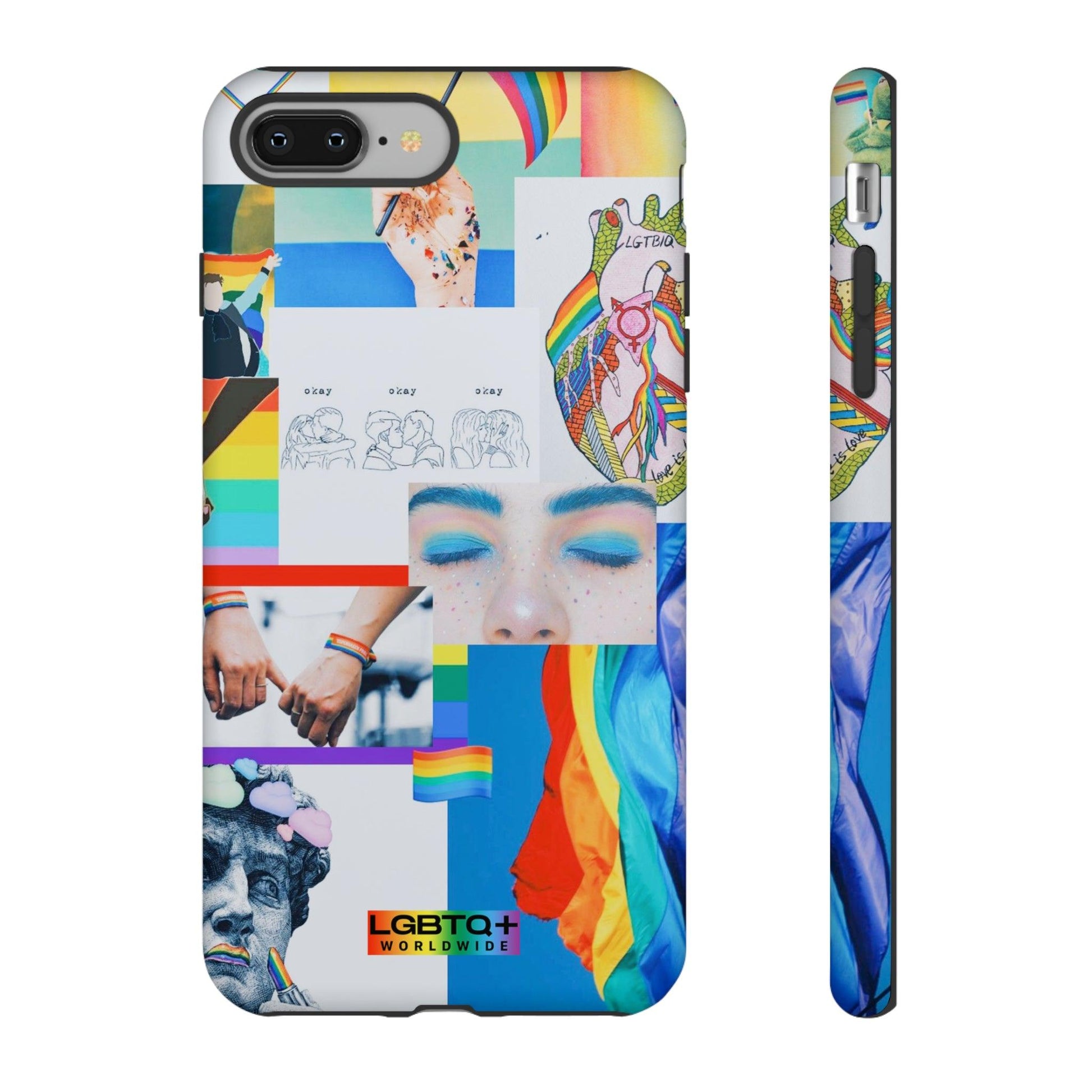 LGBTQWorldwide - ,,LEBEN"Doppelgehäuse Handyhülle Accessories, Glossy, iPhone Cases, Matte, Phone accessory, Phone Cases, Samsung Cases, Thermo, Valentine's Day Picks lgbtq Bekleidung Accessoires unisex Zubehör